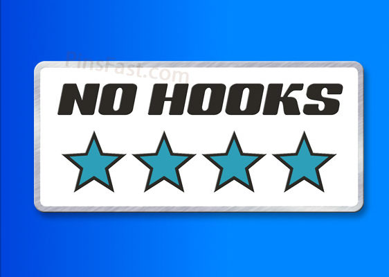 No Hooks pins