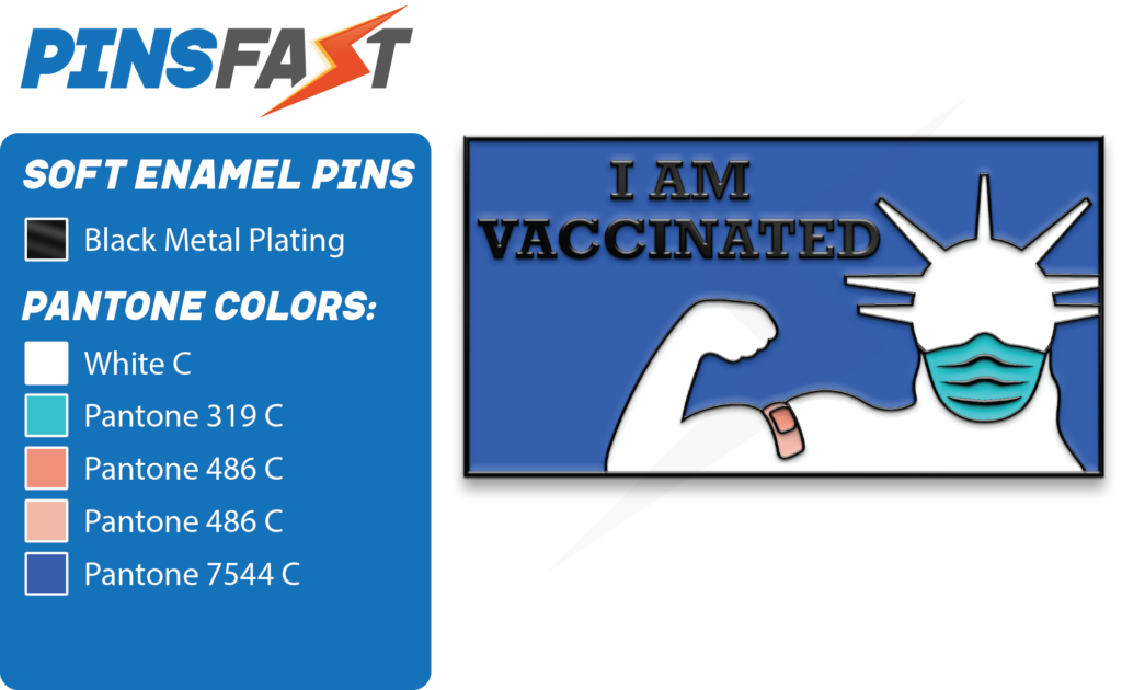 NYC Vaccinated Pins