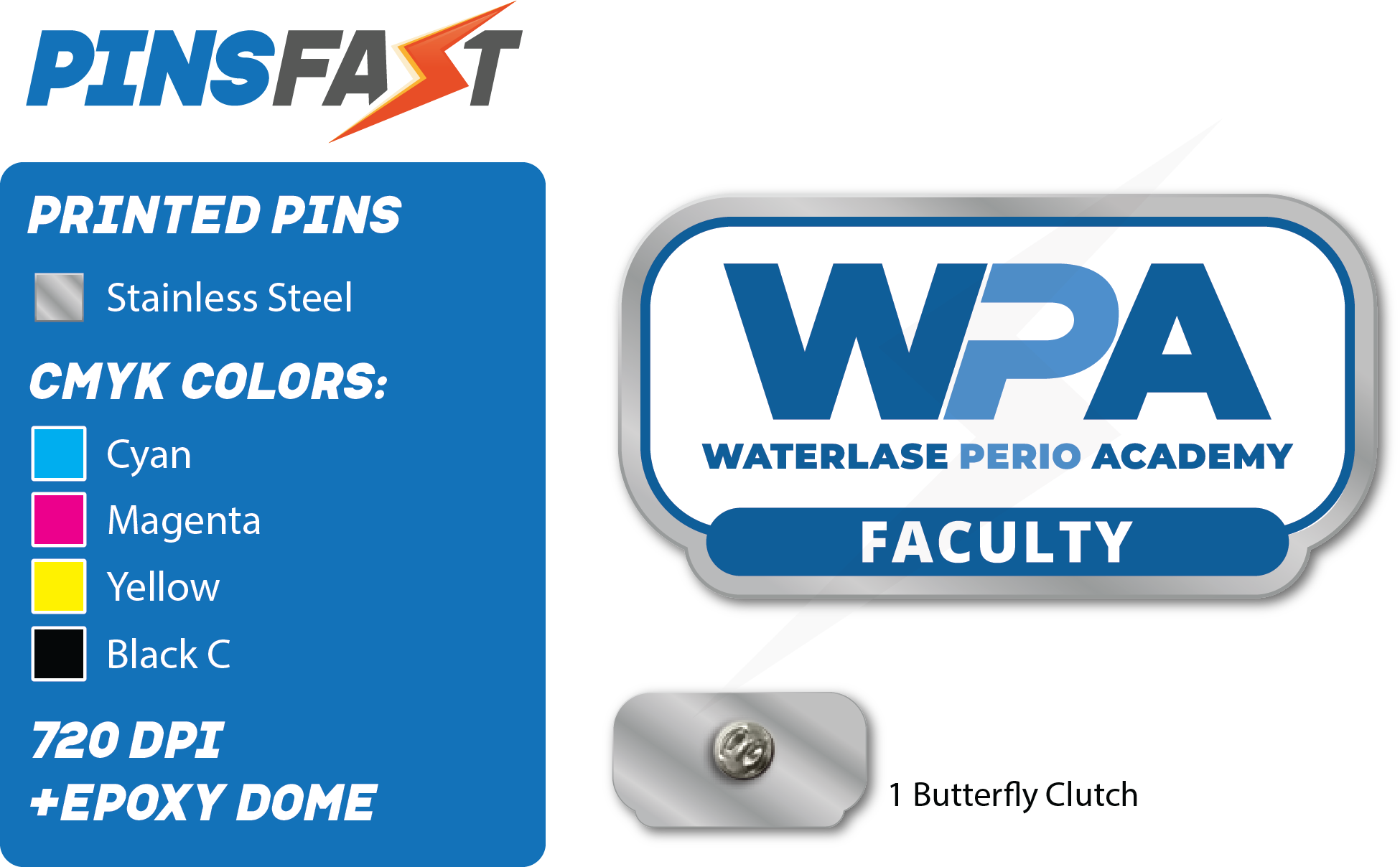 WPA Faculty pins