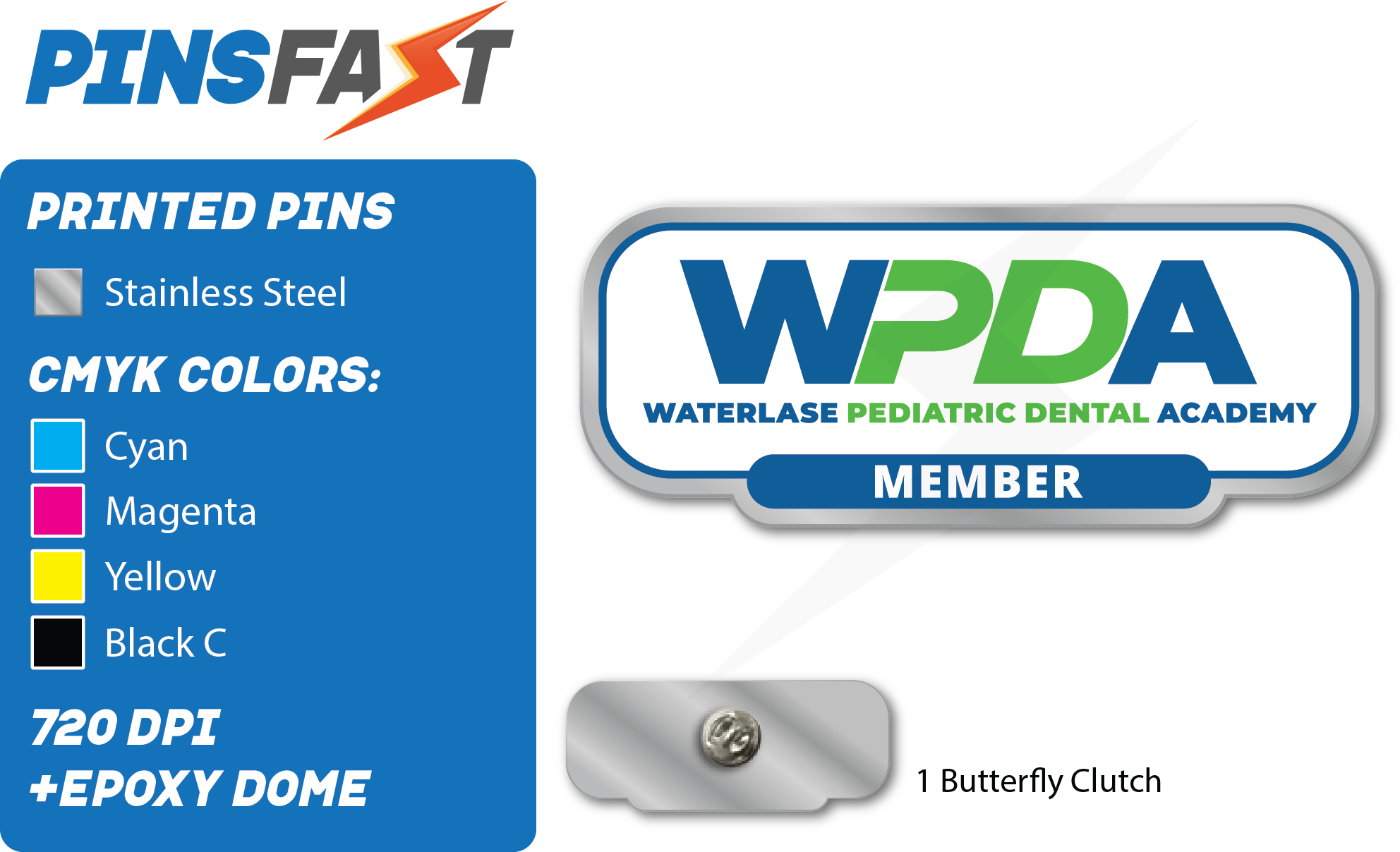 WPDA Member pins
