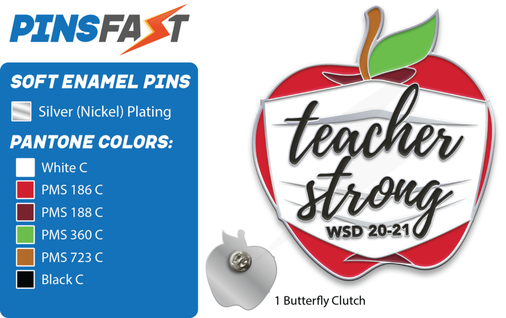 Teacher Strong Pins