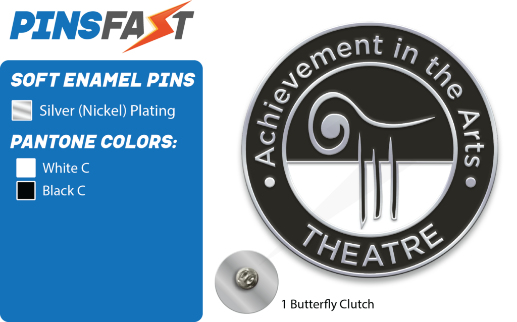 Achievement Arts Theatre Pins