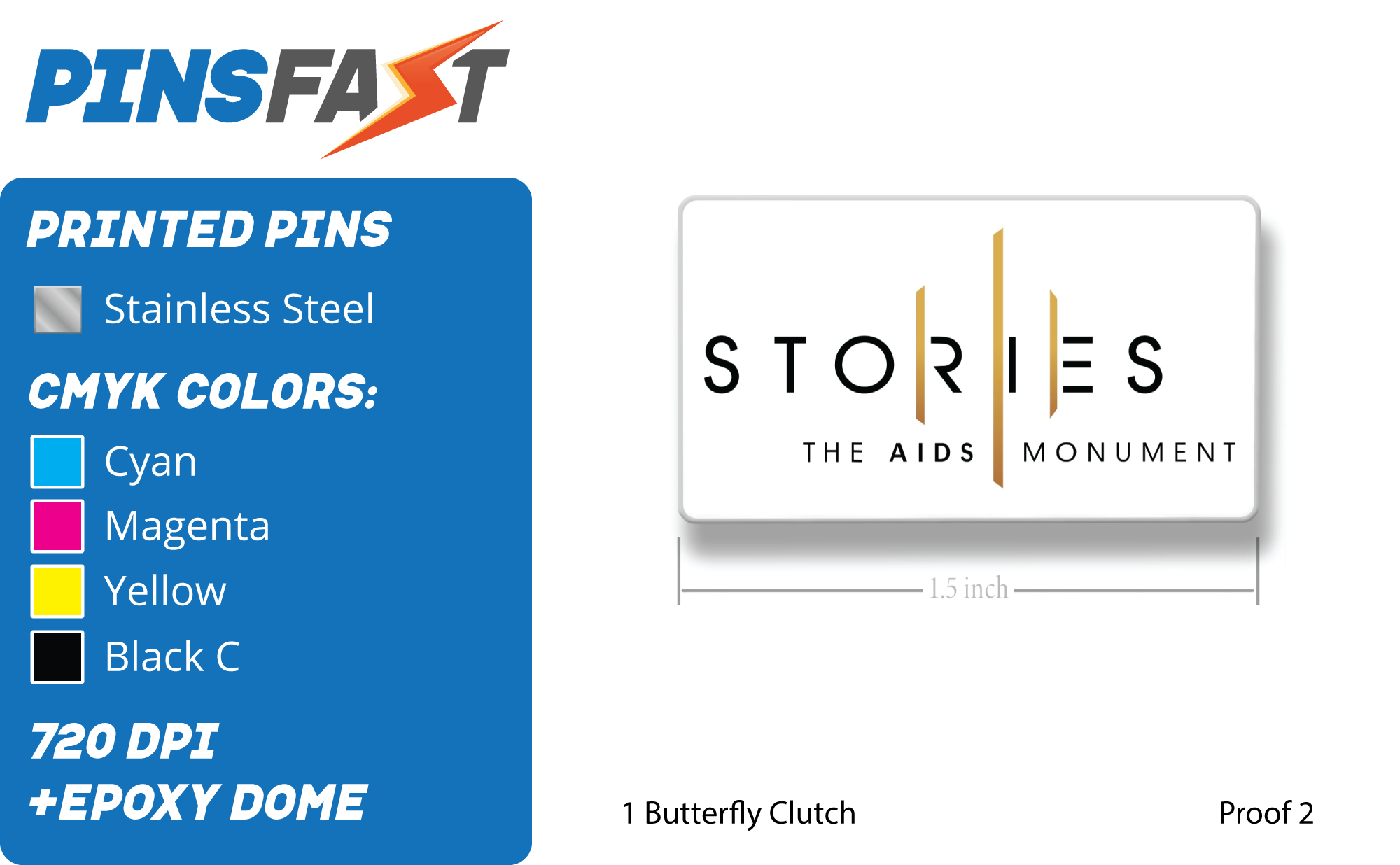 Stories AIDS Pins