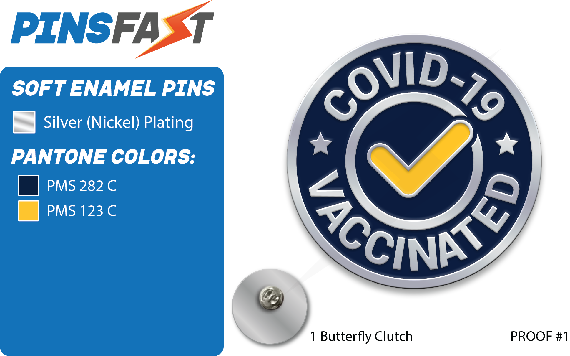 COVID-19 Check Pins