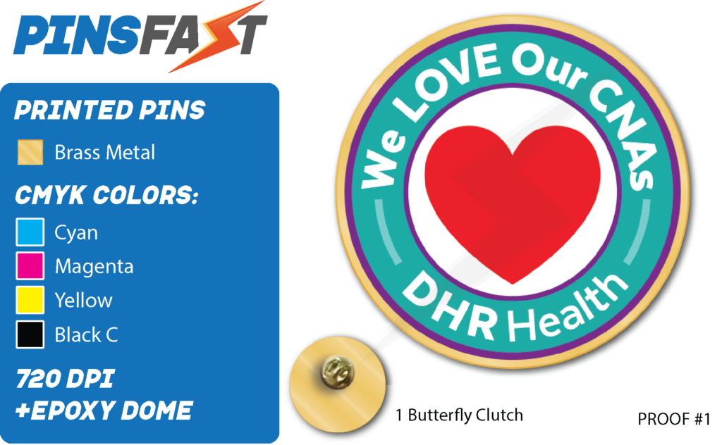 CNA Love Pins - Pins Fast