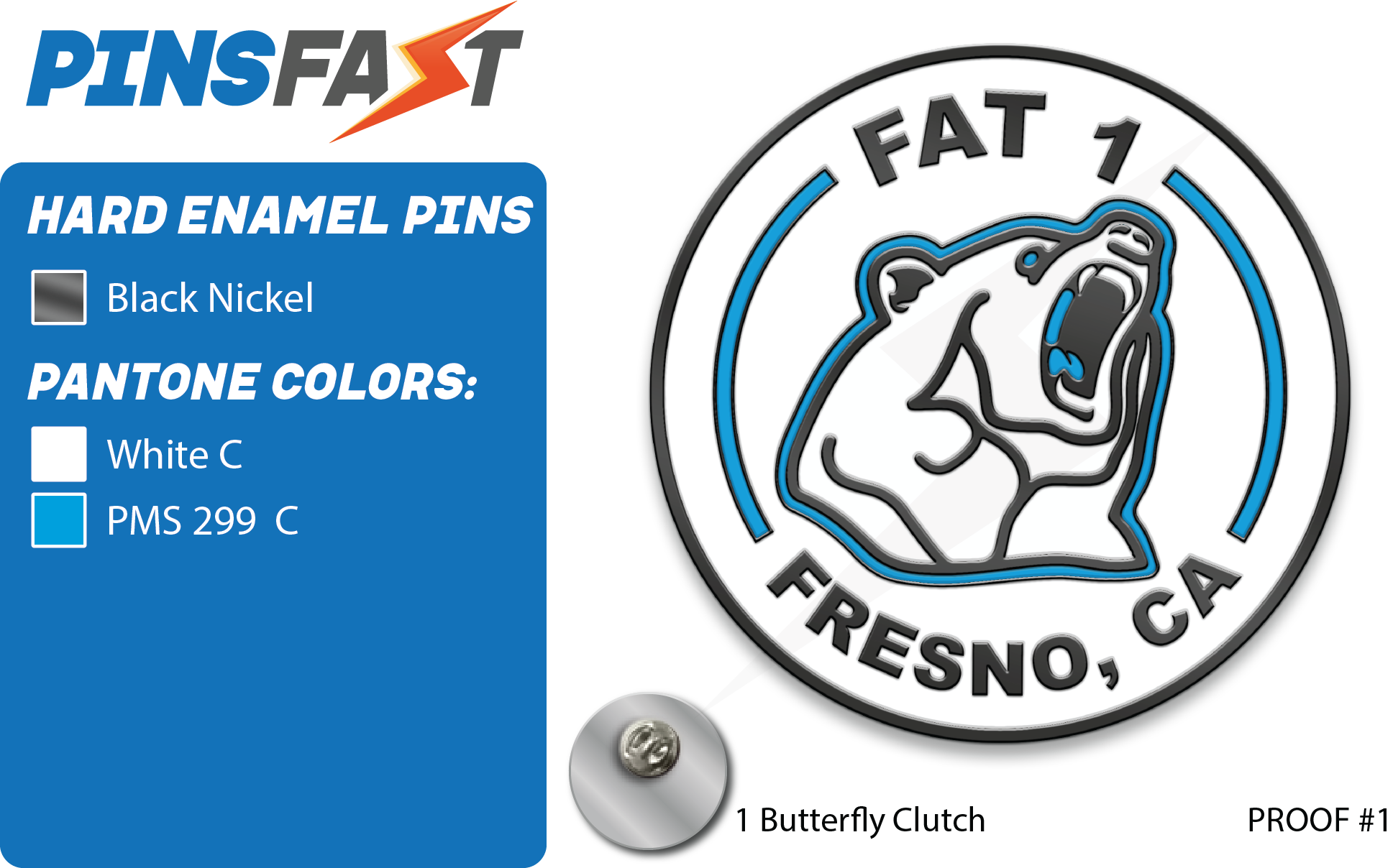 Fat 1 Fresno pins