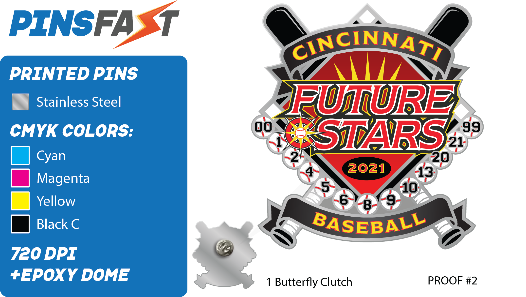 Future Stars Baseball Pins 2