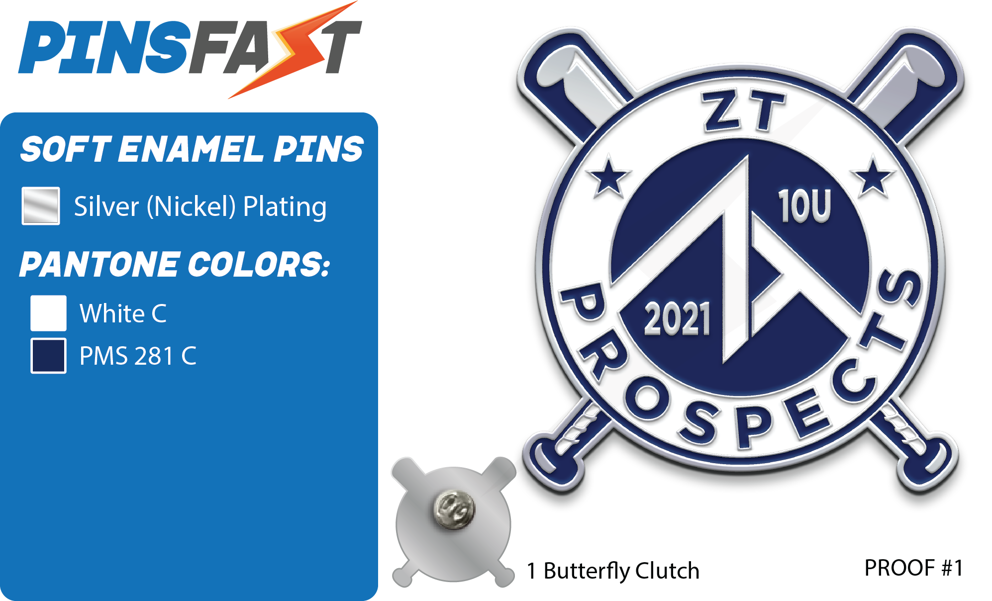 ZT Prospects Trading Pins