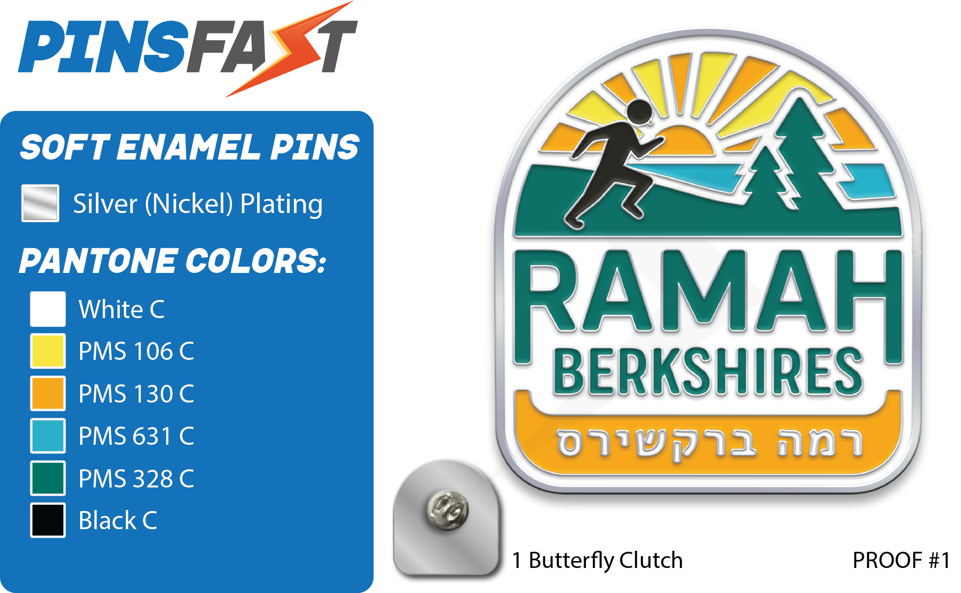 Ramah Berkshires Pins