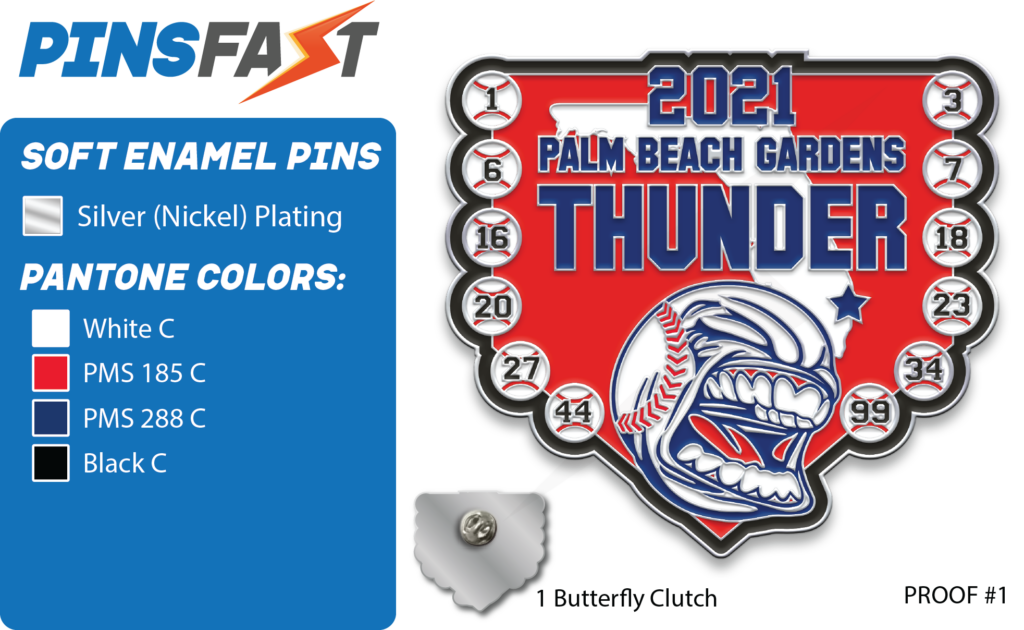 Thunder PBG Pins