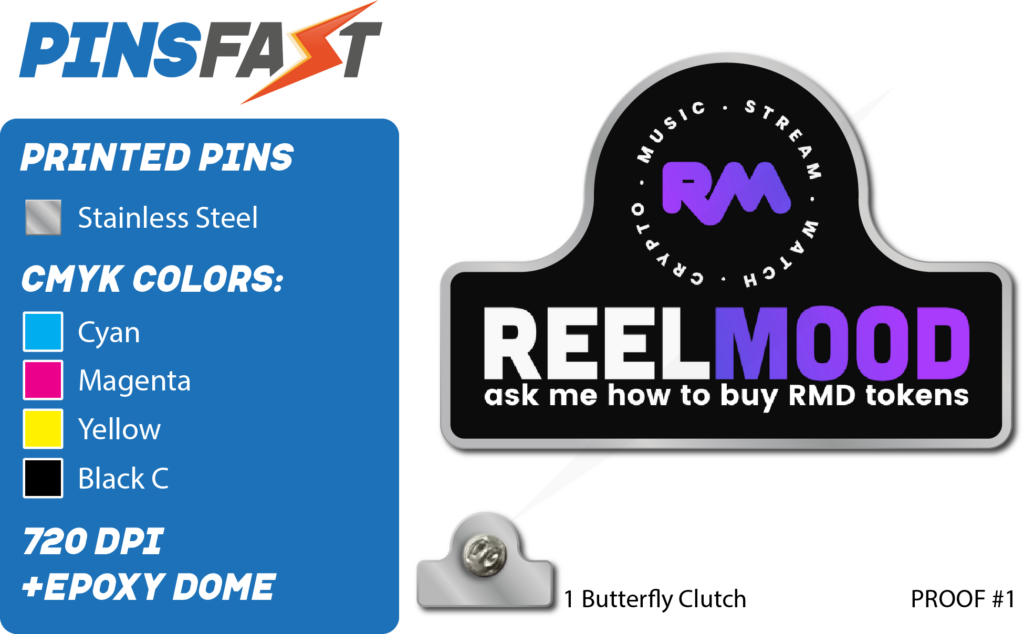 ReelMood Lapel Pins Pins Fast