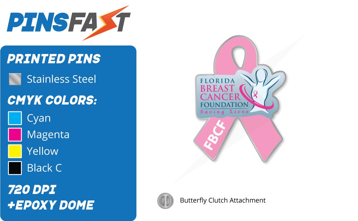 Florida Breast Cancer Foundation Pins