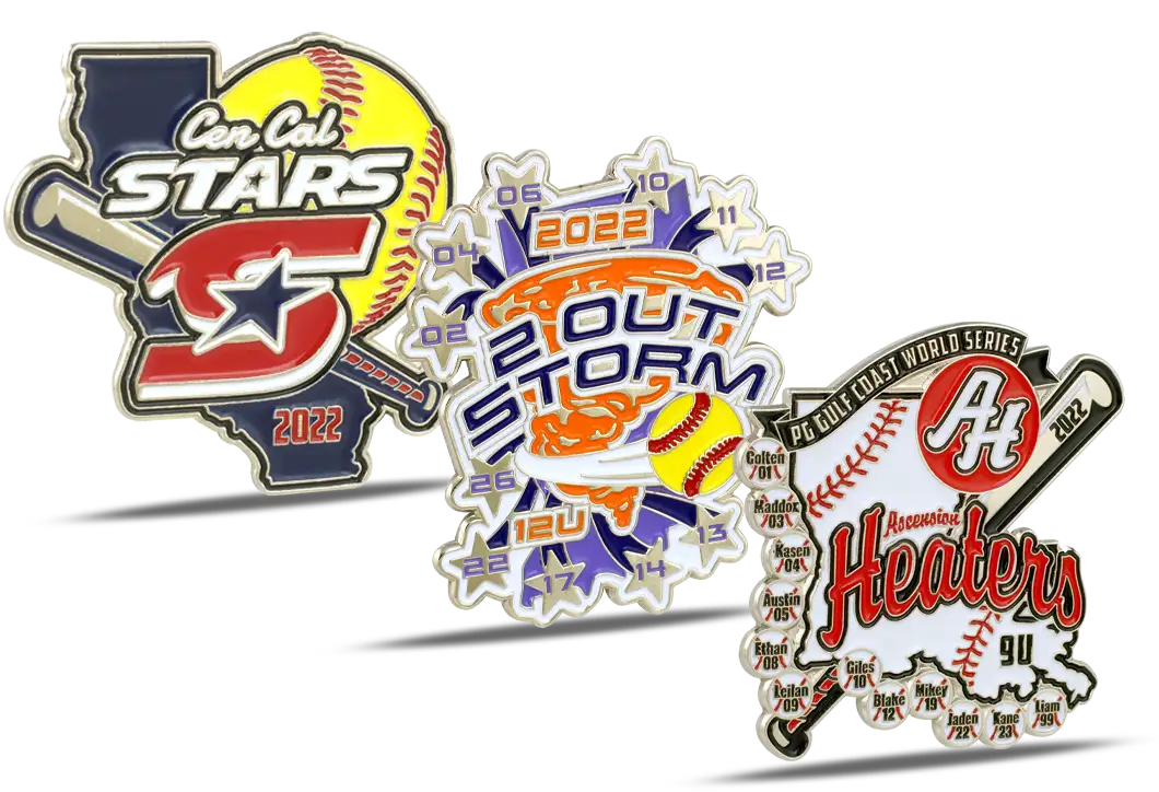 custom soft enamel trading pins with greater detail