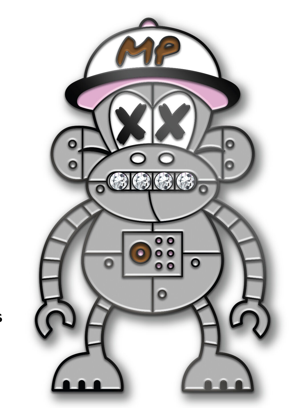 robot monkey pins
