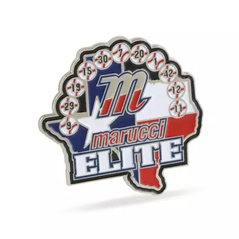 baseball trading pins with silver plating for marucci elite