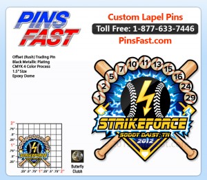 old pins fast proof for offset printed trading pins