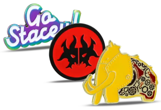 soft enamel pin examples