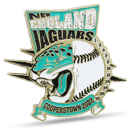 Example of Cooperstown Trading Pin