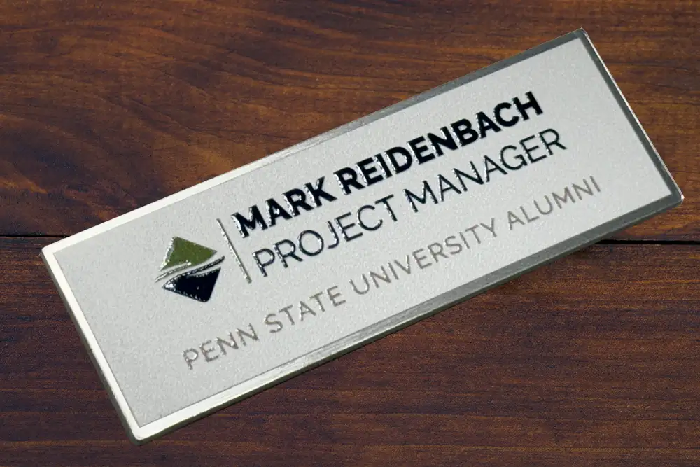 University of Penn State Name Tag example