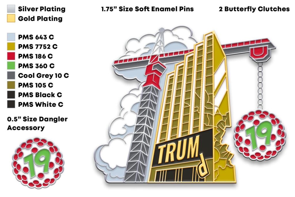 trump tower pins