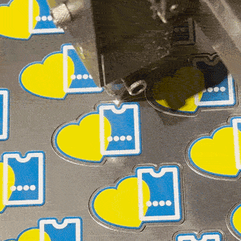Rush Pins Laser Cutting Process