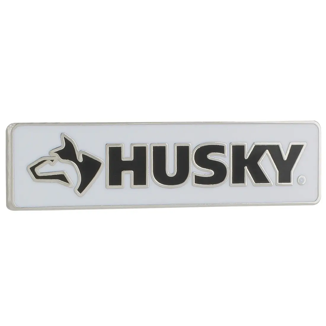 Custom company logo pin for Husky.